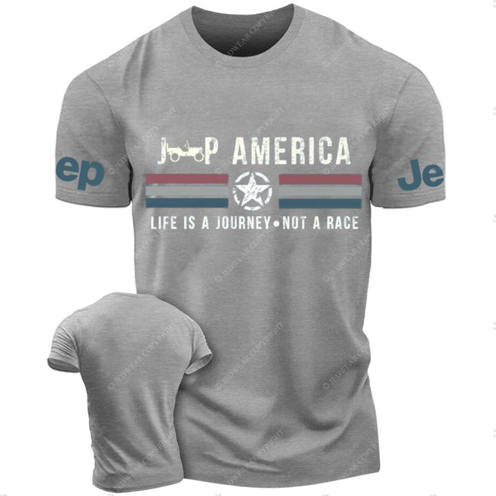 Veteran Gift-Jp America Grunge Star Flag T-Shirt