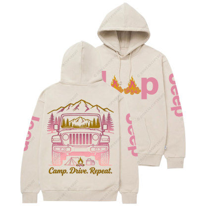 Camp Drive Reapet Jp Girl Casual Hoodie