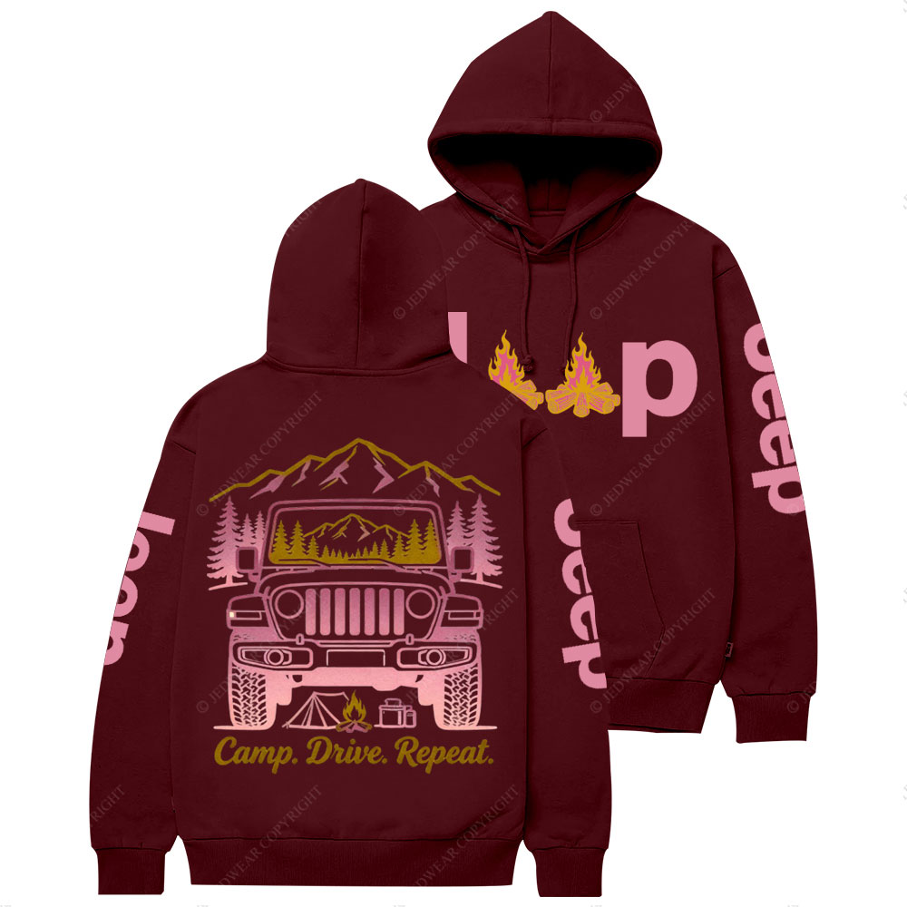 Camp Drive Reapet Jp Girl Casual Hoodie