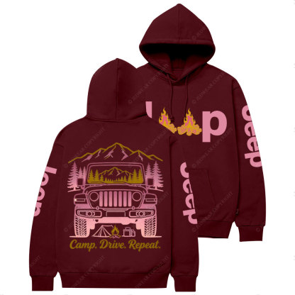 Camp Drive Reapet Jp Girl Casual Hoodie
