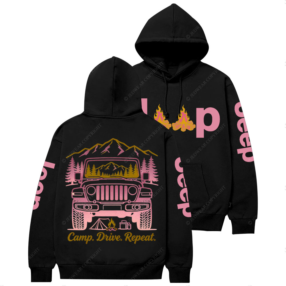 Camp Drive Reapet Jp Girl Casual Hoodie