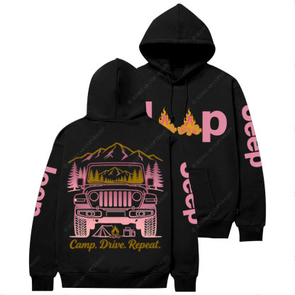 Camp Drive Reapet Jp Girl Casual Hoodie