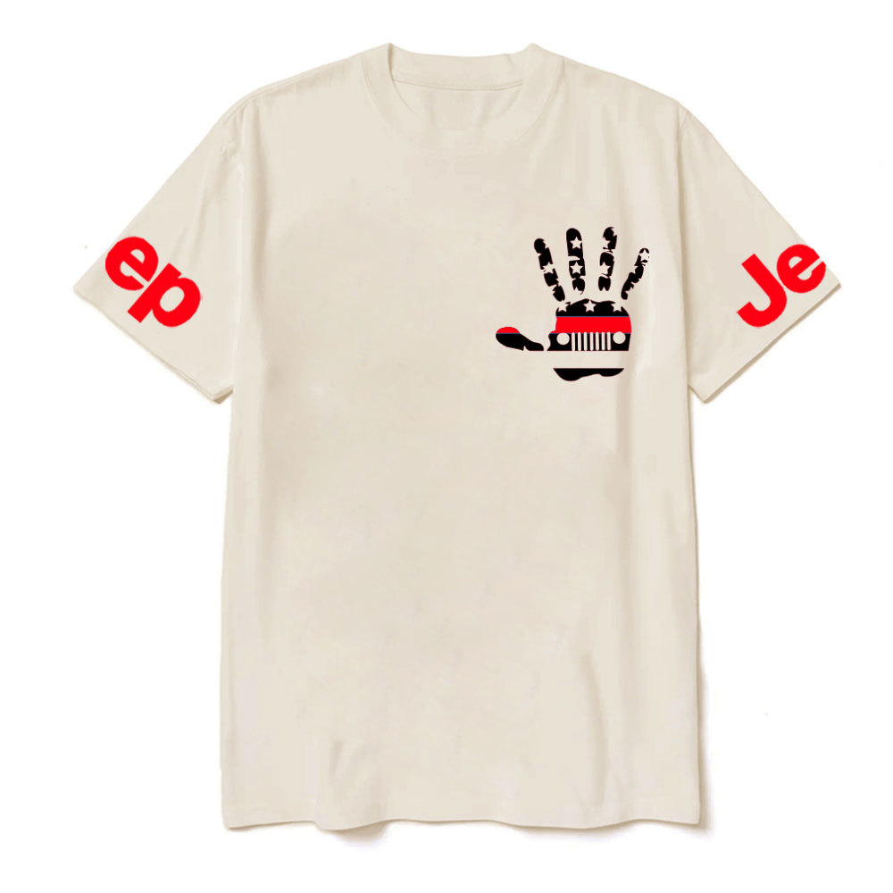 Jp Wave Firefighter Red Line US Flag T-Shirt