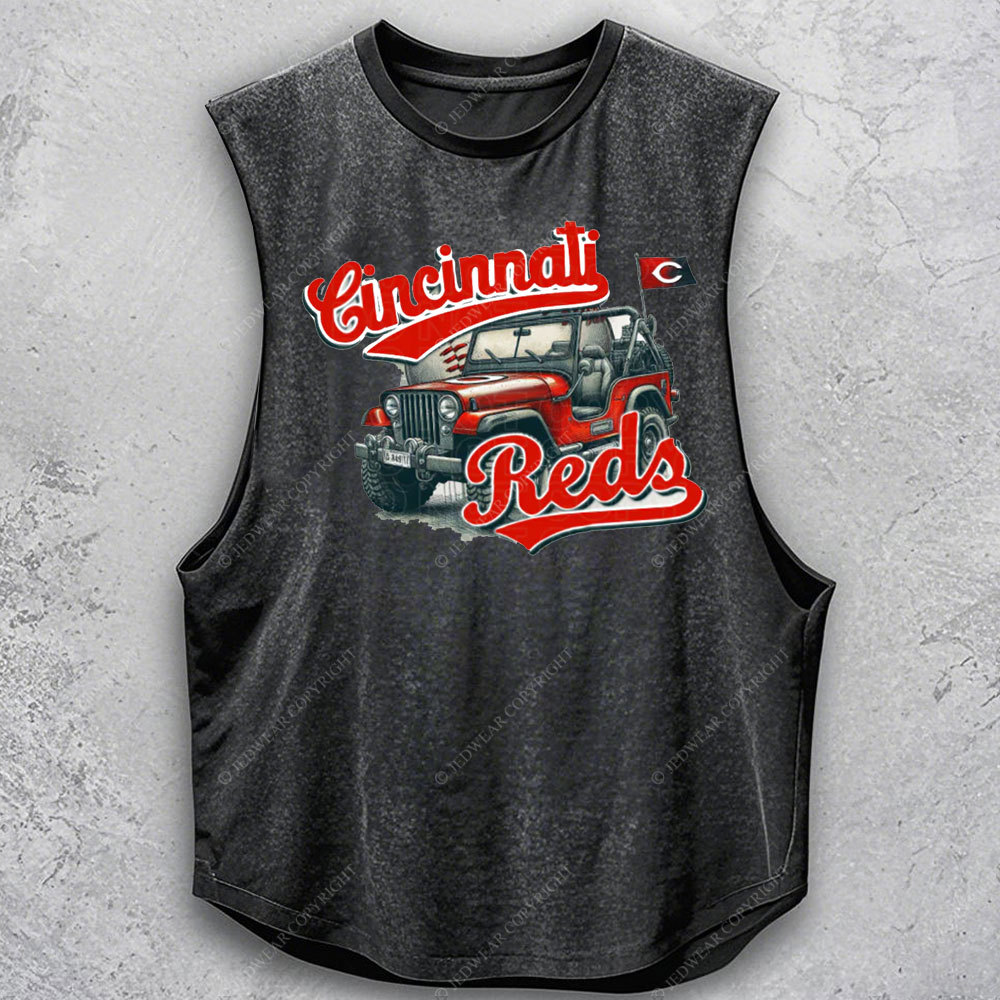 Reds Baseball Jp Men's Tank