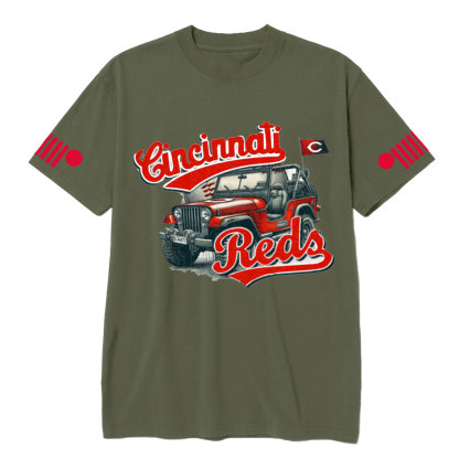 Reds Baseball Jp T-shirt