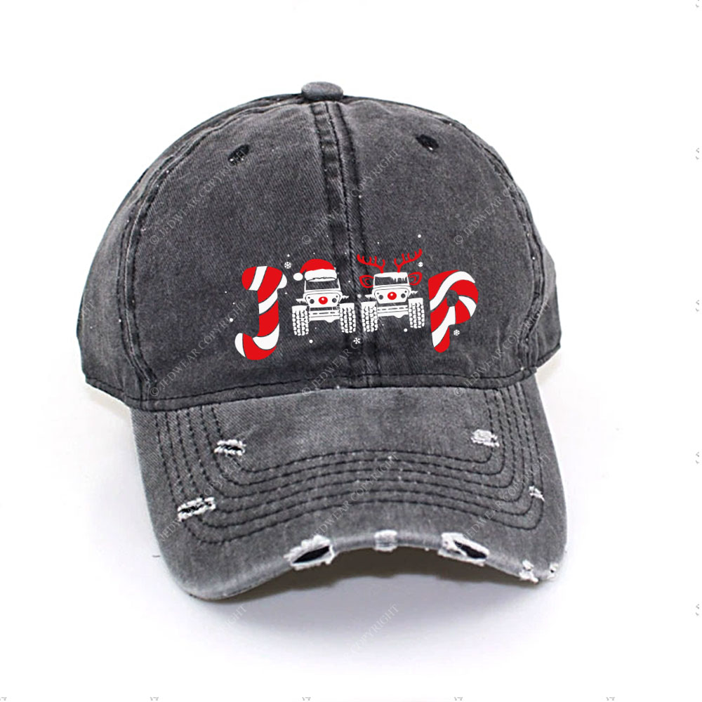 Santa Deer Candy Jp Merry Christmas Baseball Cap