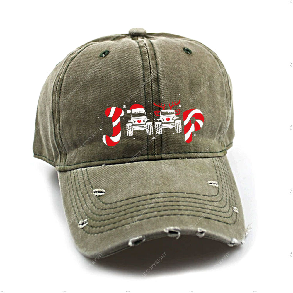 Santa Deer Candy Jp Merry Christmas Baseball Cap