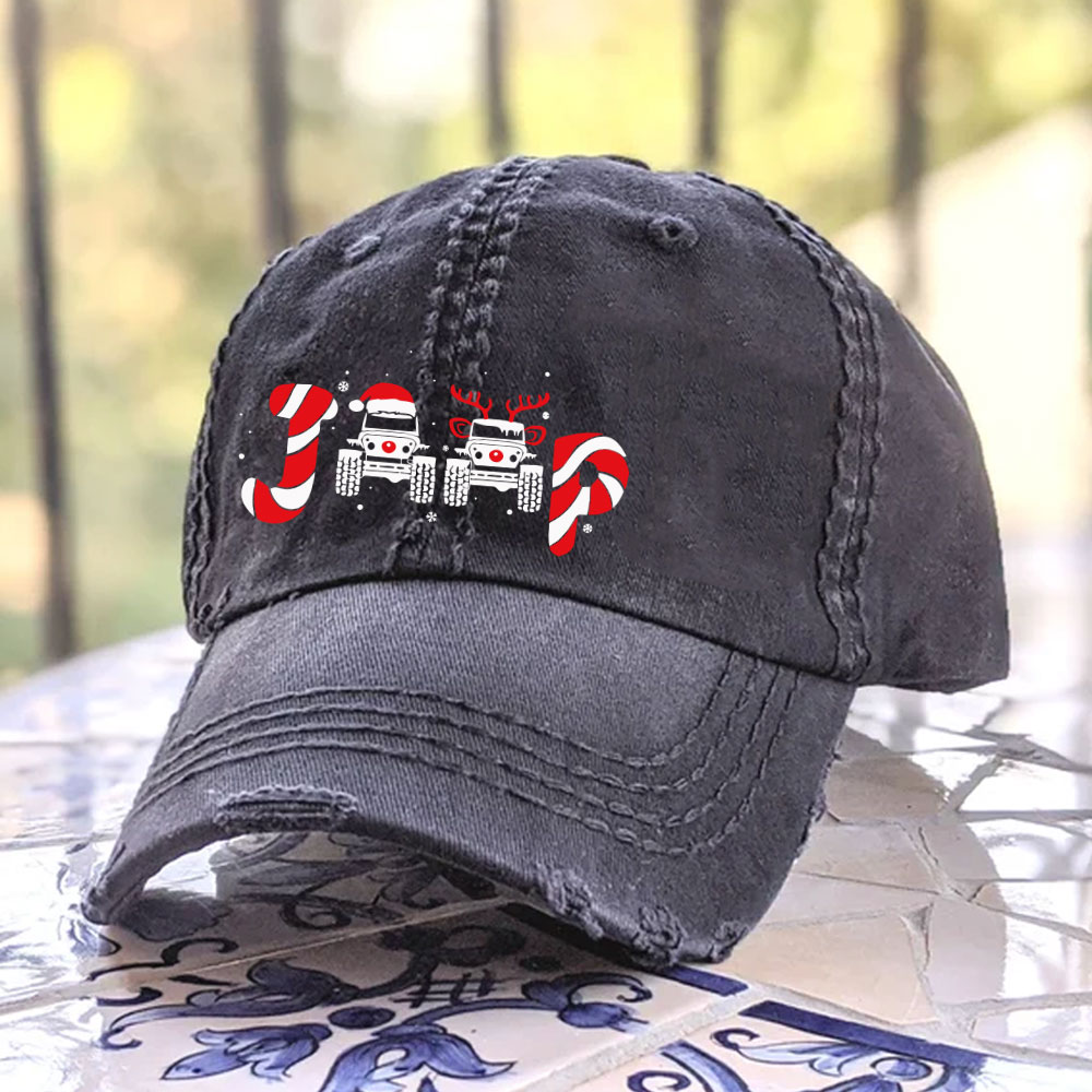 Santa Deer Candy Jp Merry Christmas Baseball Cap