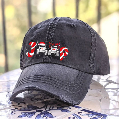 Santa Deer Candy Jp Merry Christmas Baseball Cap