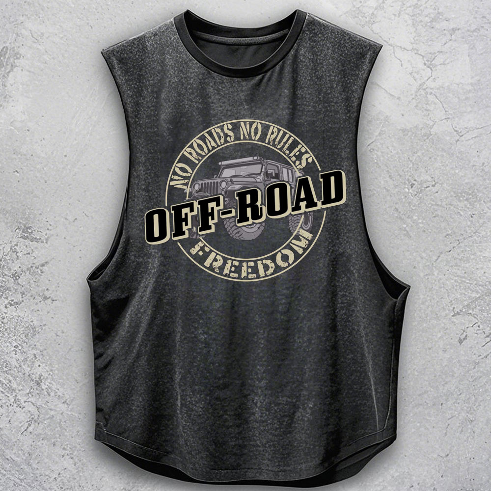 No Road, No Rules Jp Advanture Freedom Men Tank