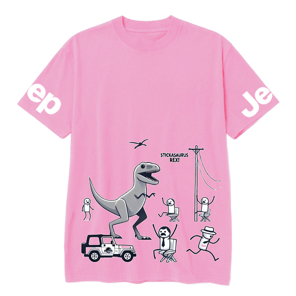 Horror Stickasaurus Rex Funny Jp T-Shirt