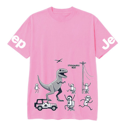 Horror Stickasaurus Rex Funny Jp T-Shirt