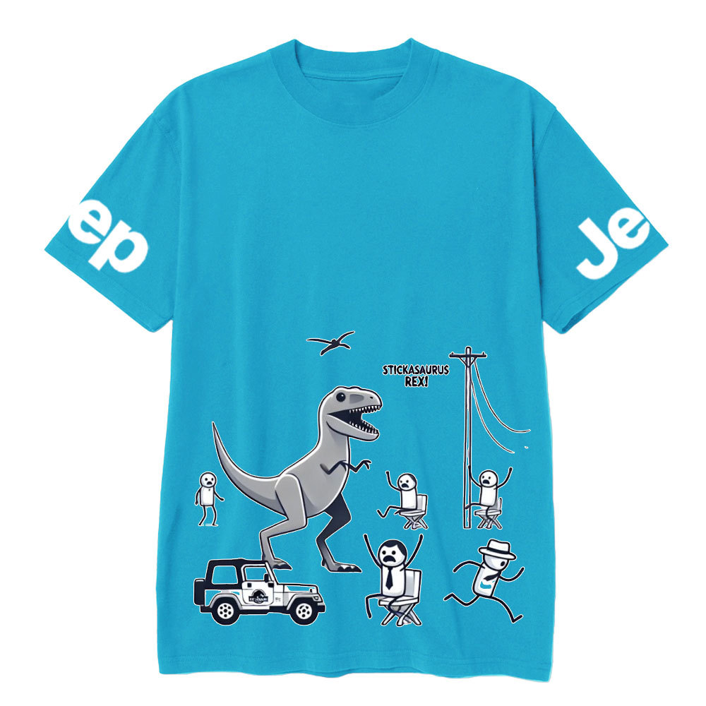 Horror Stickasaurus Rex Funny Jp T-Shirt