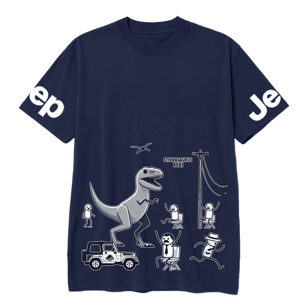 Horror Stickasaurus Rex Funny Jp T-Shirt
