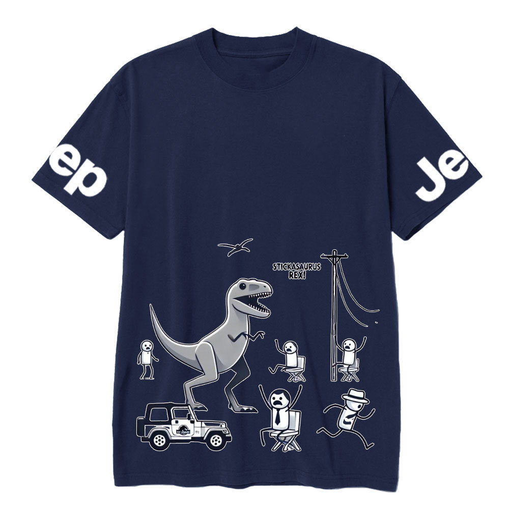 Horror Stickasaurus Rex Funny Jp T-Shirt