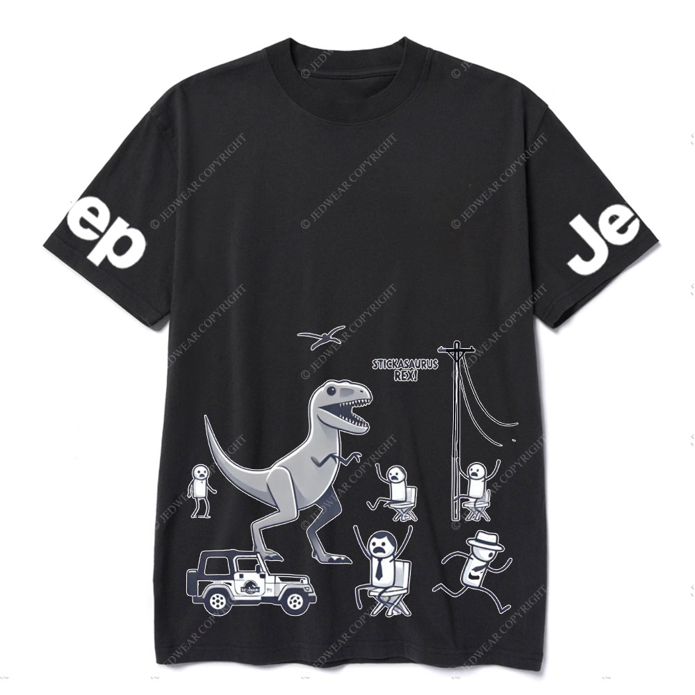 Horror Stickasaurus Rex Funny Jp T-Shirt