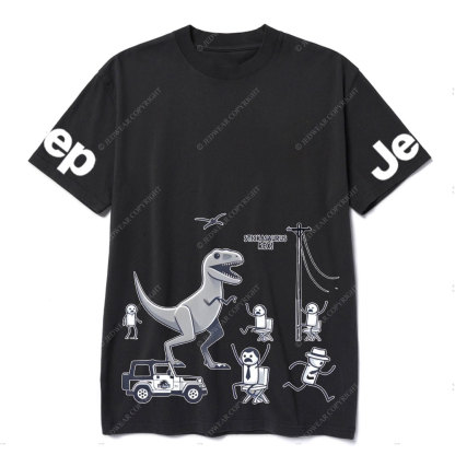 Horror Stickasaurus Rex Funny Jp T-Shirt