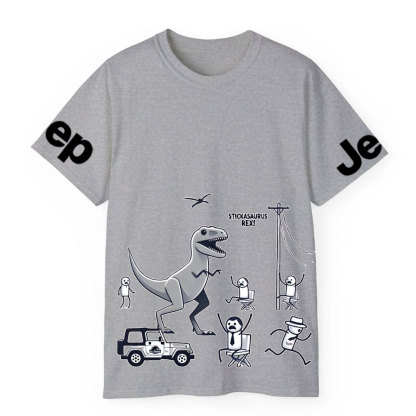 Horror Stickasaurus Rex Funny Jp T-Shirt