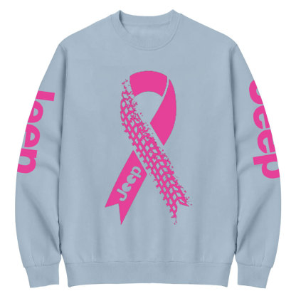 Jp Rutting Breast Cancer Ribbon Crew Neck Sweatshirt