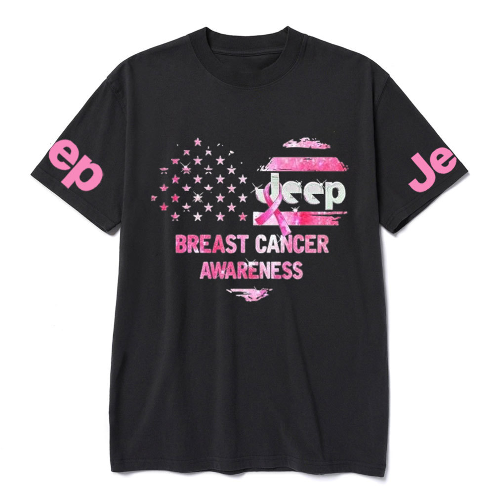 Jp Heart Breast Cancer Awareness T-shirt