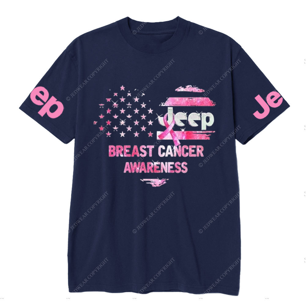 Jp Heart Breast Cancer Awareness T-shirt