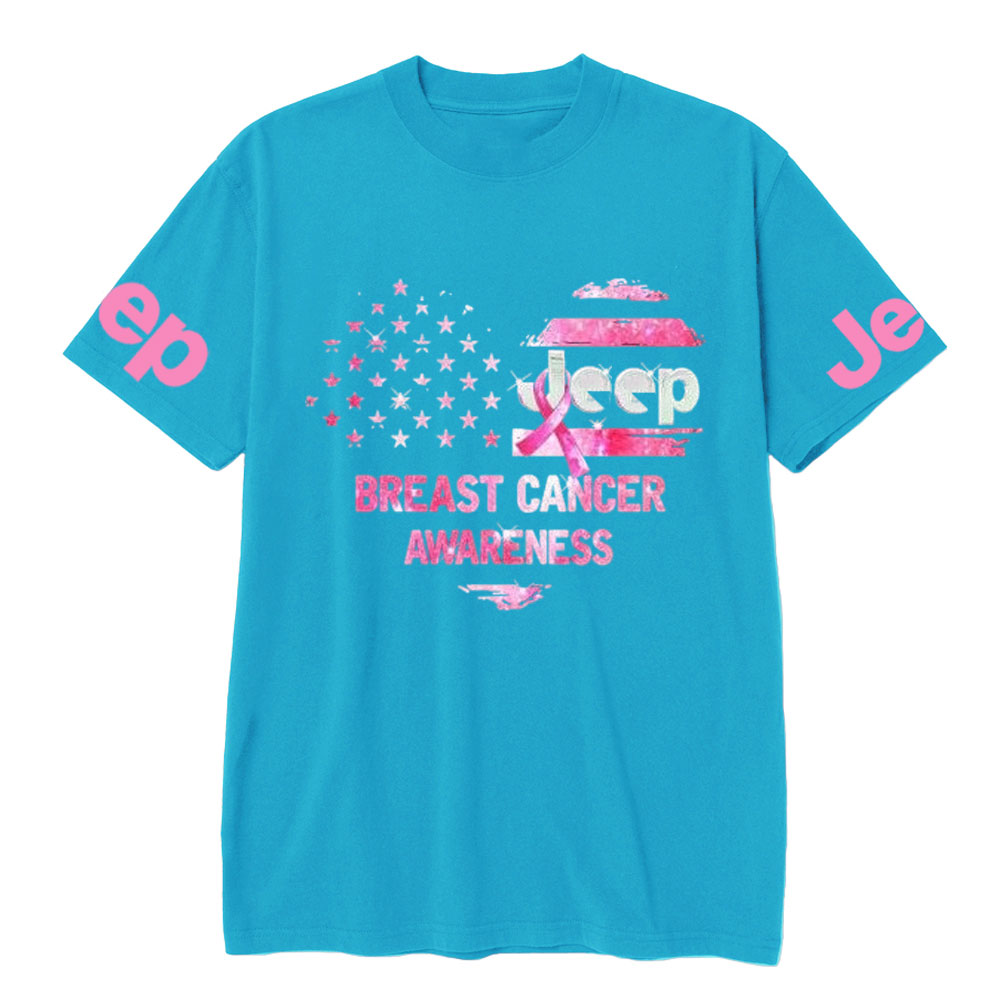 Jp Heart Breast Cancer Awareness T-shirt