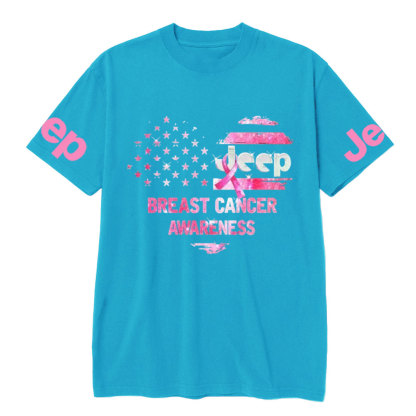 Jp Heart Breast Cancer Awareness T-shirt