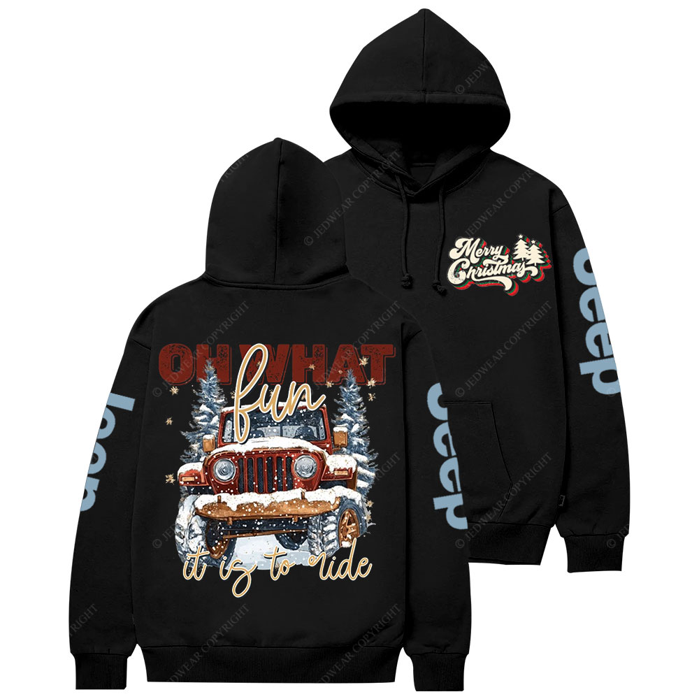 Merry Jpmas What Fun It Is To Ride Casual Hoodie
