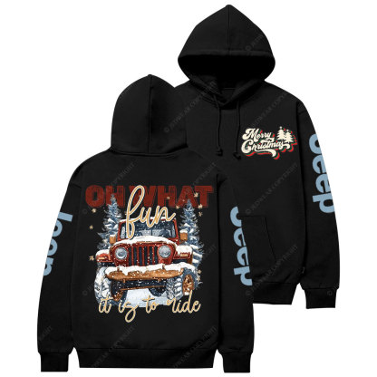 Merry Jpmas What Fun It Is To Ride Casual Hoodie