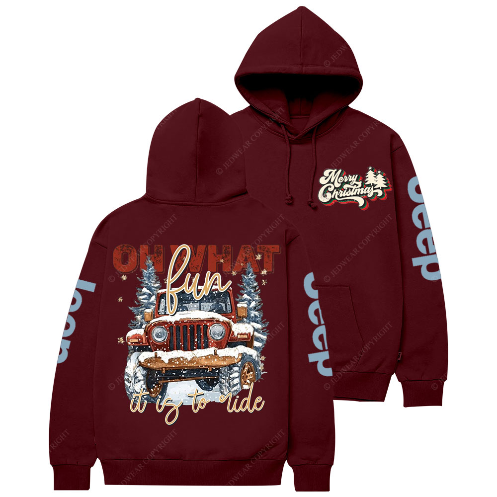 Merry Jpmas What Fun It Is To Ride Casual Hoodie