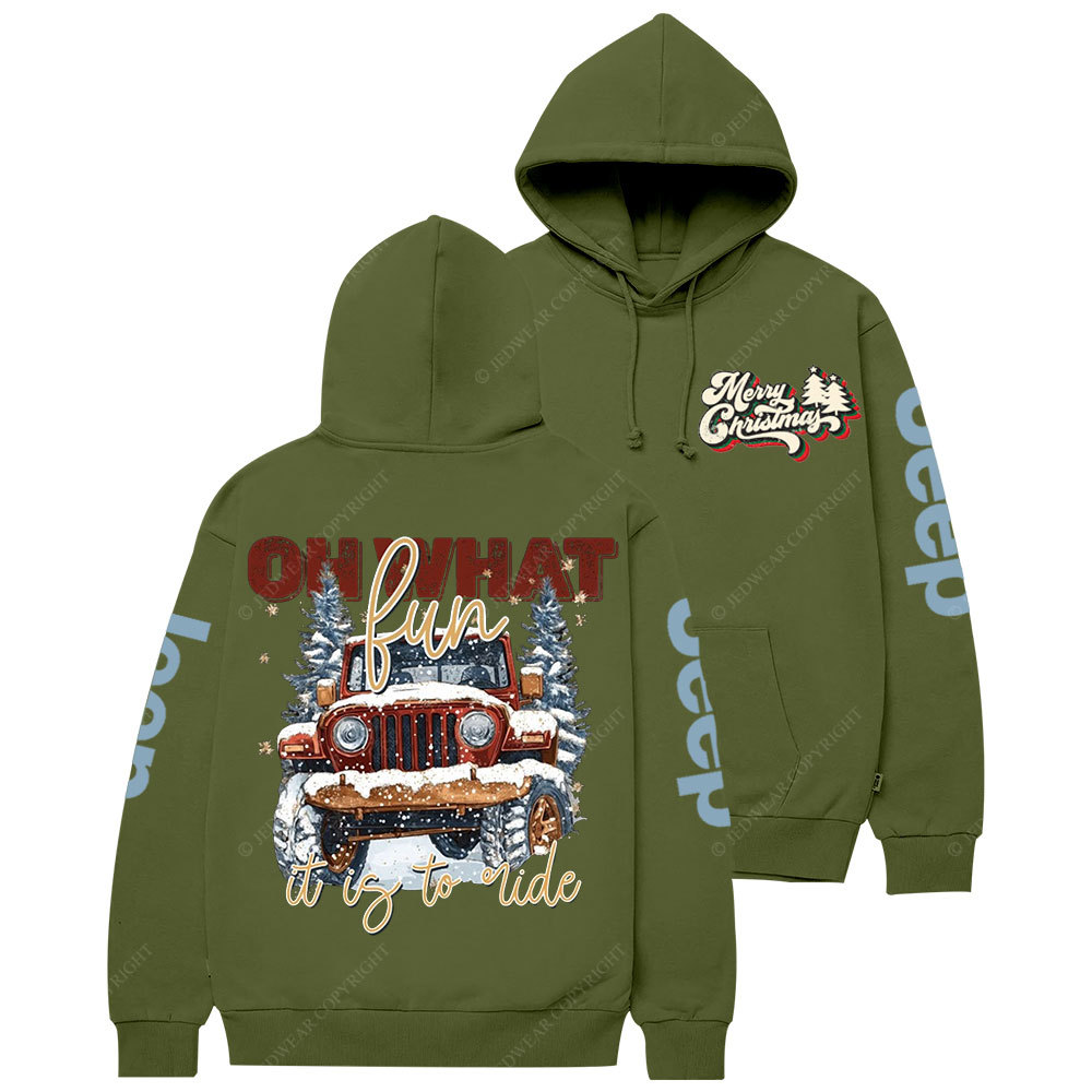 Merry Jpmas What Fun It Is To Ride Casual Hoodie
