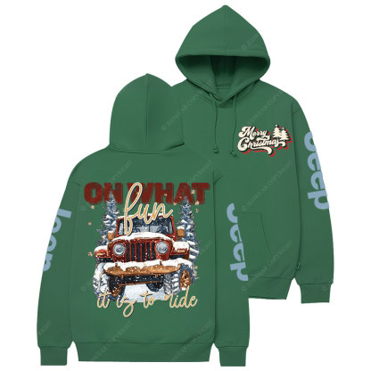 Merry Jpmas What Fun It Is To Ride Casual Hoodie