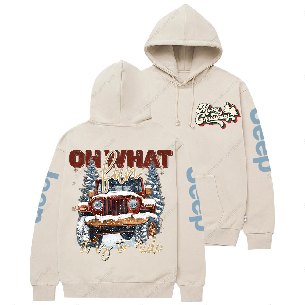 Merry Jpmas What Fun It Is To Ride Casual Hoodie