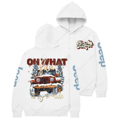 Merry Jpmas What Fun It Is To Ride Casual Hoodie