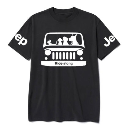 Ride-Along Dogs Jp Lover T-Shirt