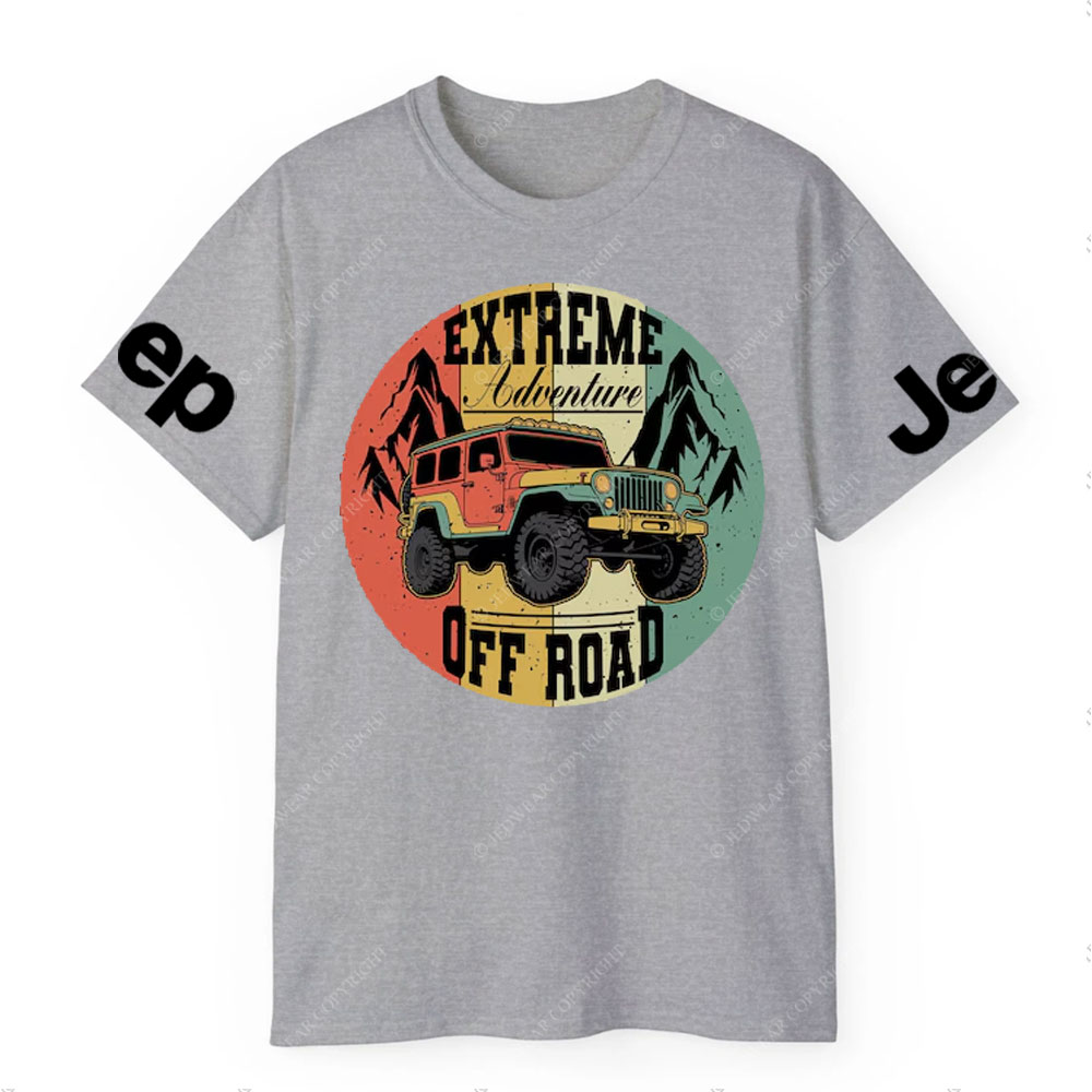 Retro Extreme Adventure Jp Off Road T-Shirt