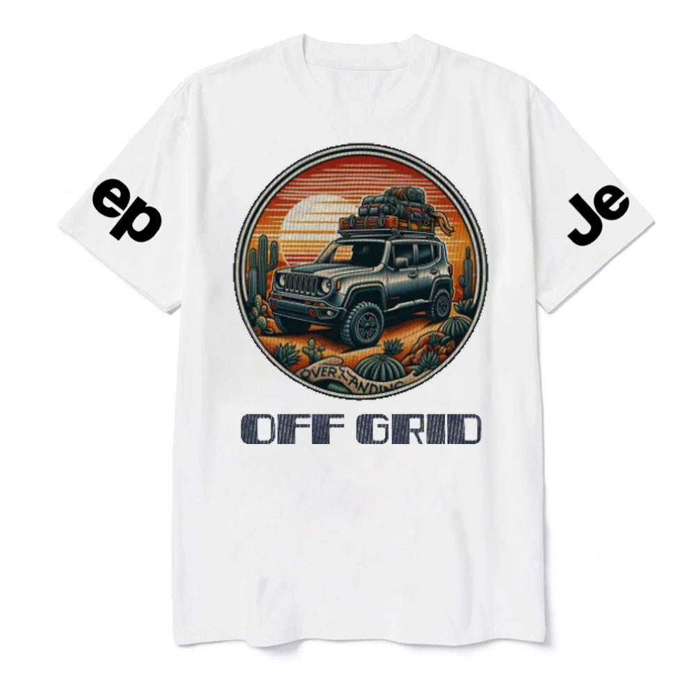 Off Grid Jeep Renegade Jp Lover T-Shirt