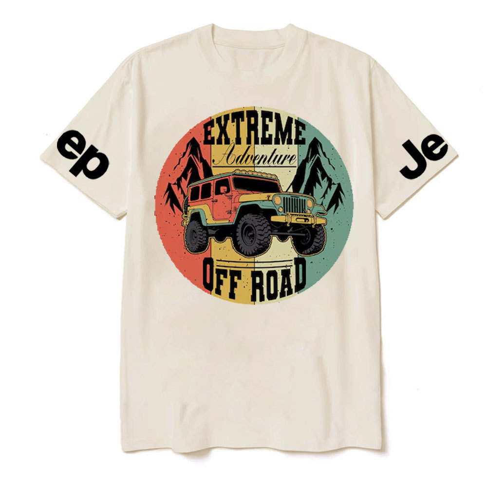 Retro Extreme Adventure Jp Off Road T-Shirt