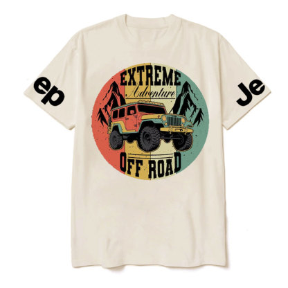 Retro Extreme Adventure Jp Off Road T-Shirt