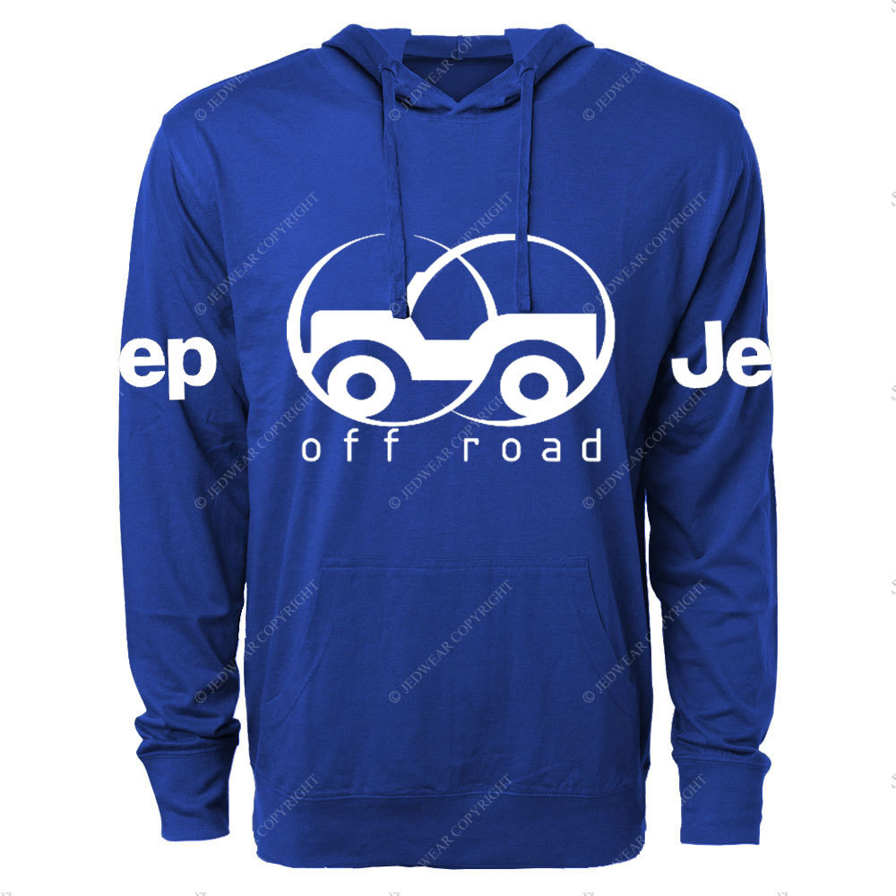 Off Road Jp Car Two Cicles Oversized Lightweight Hoodie