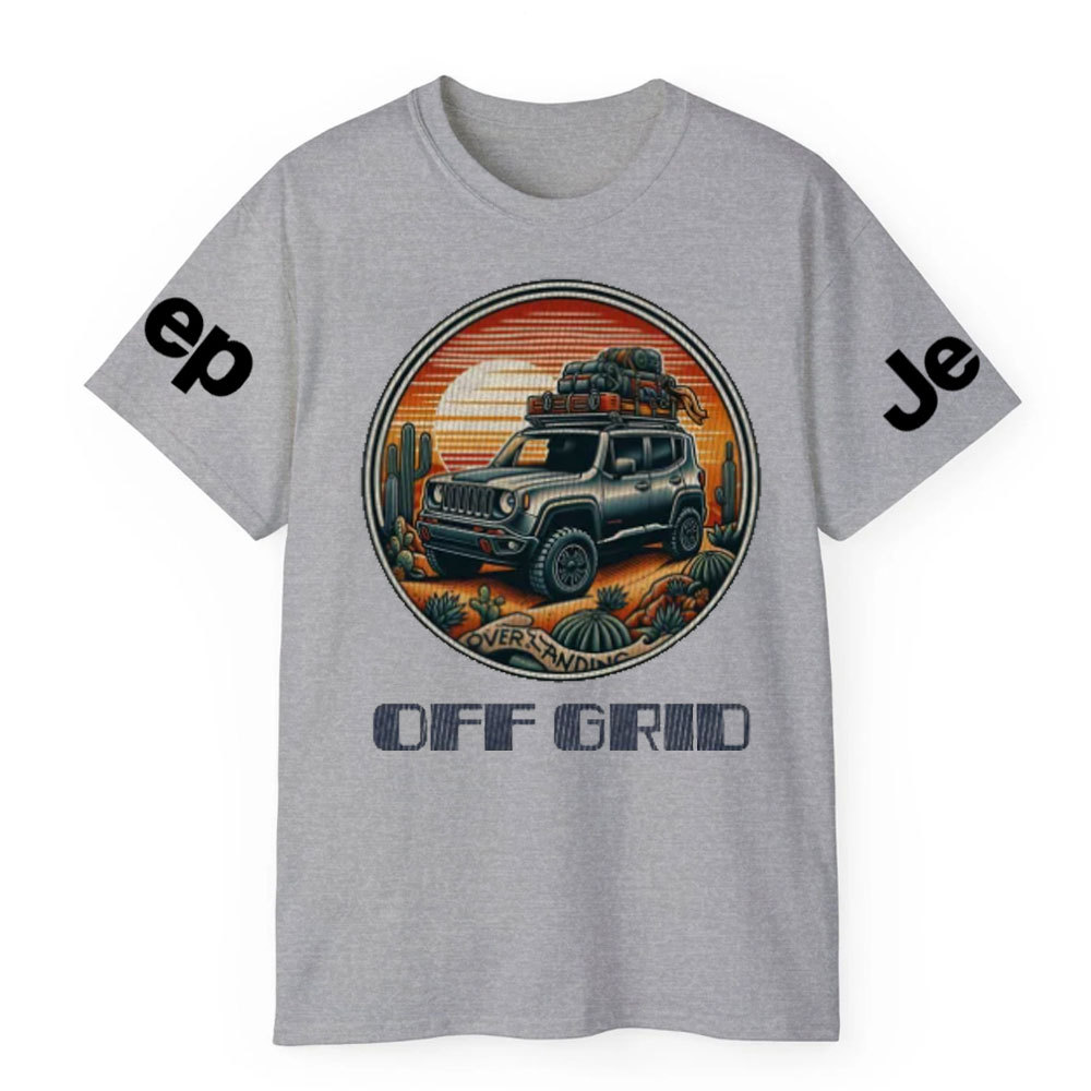Off Grid Jeep Renegade Jp Lover T-Shirt