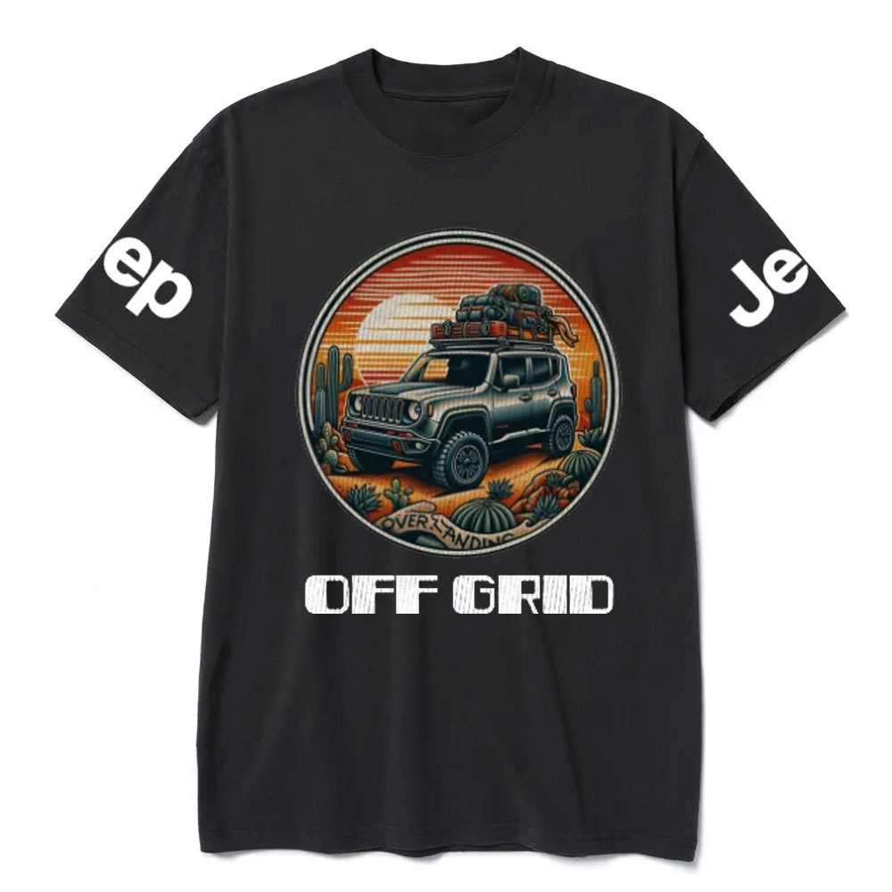 Off Grid Jeep Renegade Jp Lover T-Shirt