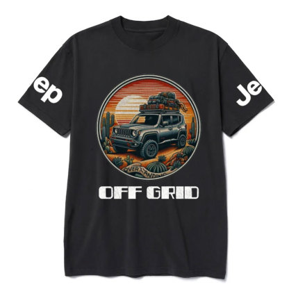 Off Grid Jeep Renegade Jp Lover T-Shirt