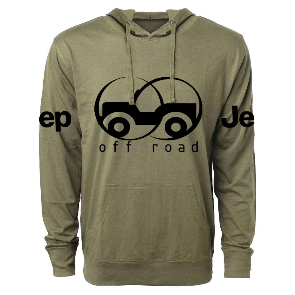 Off Road Jp Car Two Cicles Oversized Lightweight Hoodie