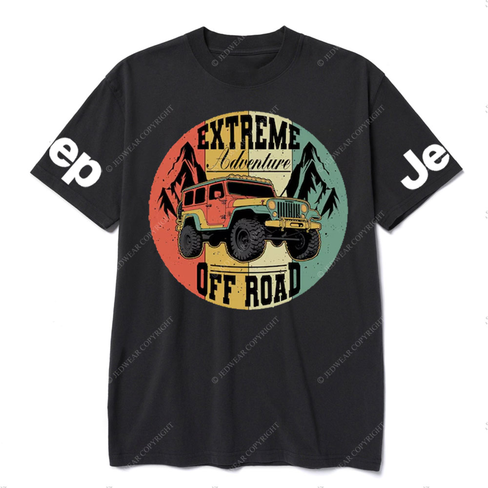 Retro Extreme Adventure Jp Off Road T-Shirt