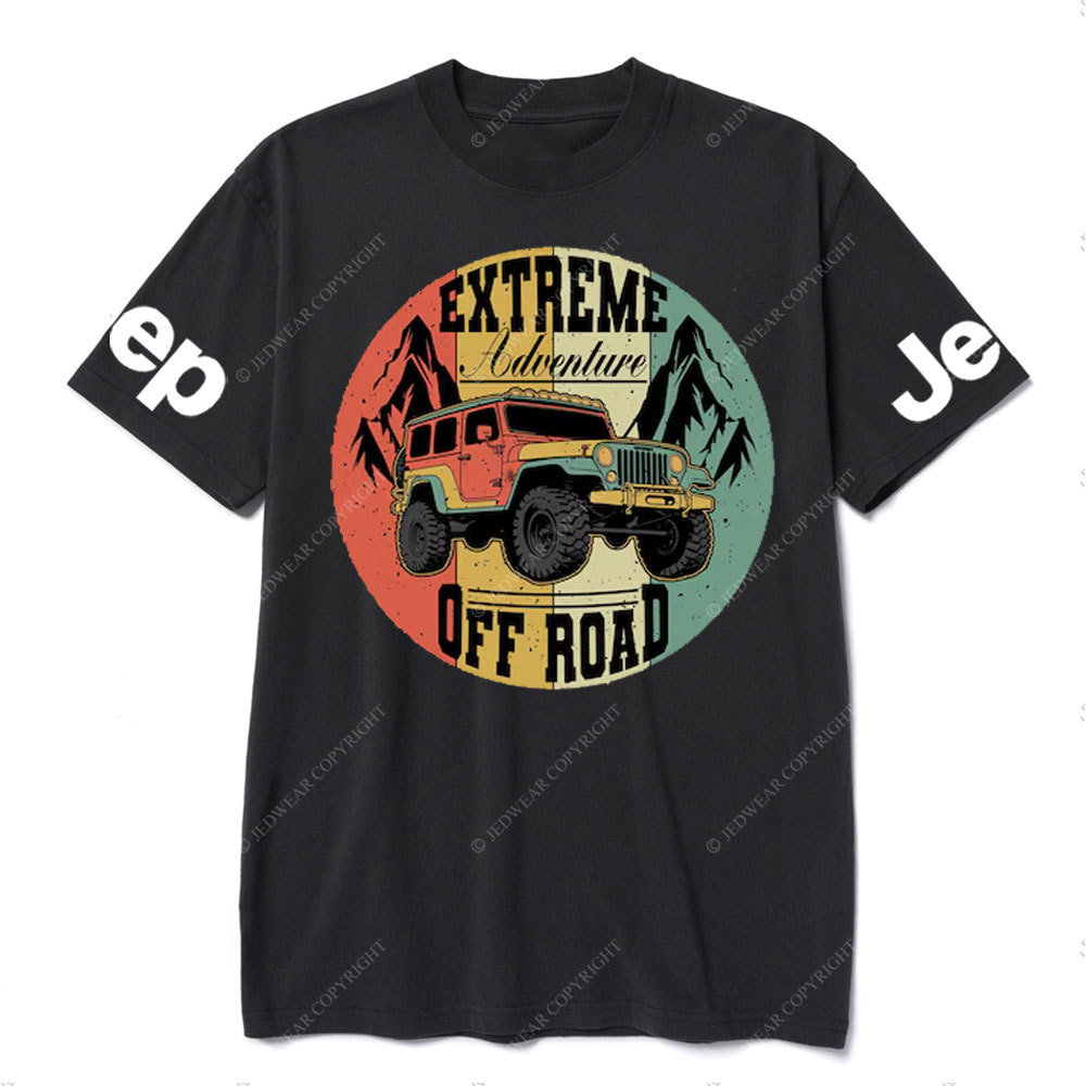 Retro Extreme Adventure Jp Off Road T-Shirt