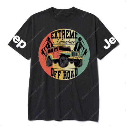 Retro Extreme Adventure Jp Off Road T-Shirt