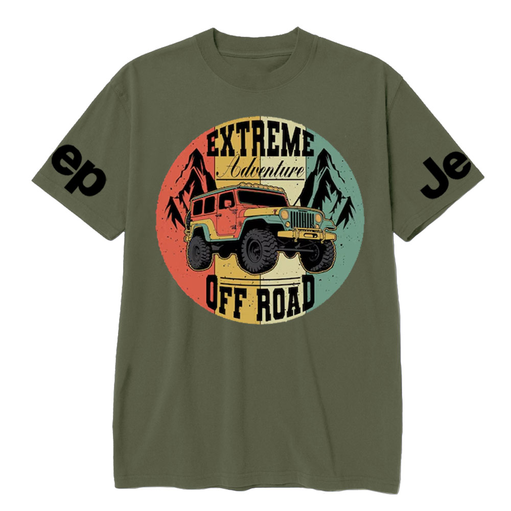 Retro Extreme Adventure Jp Off Road T-Shirt