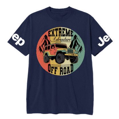 Retro Extreme Adventure Jp Off Road T-Shirt