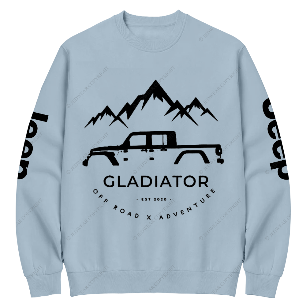 Gladiator 4x4 Off Road Adventure Jp Crew Neck Sweatshirt
